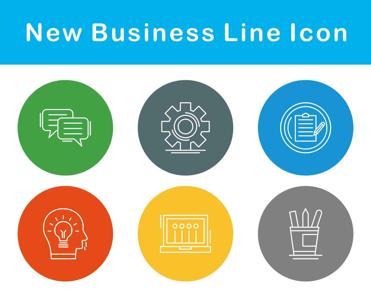 New Business Vector Icon Set