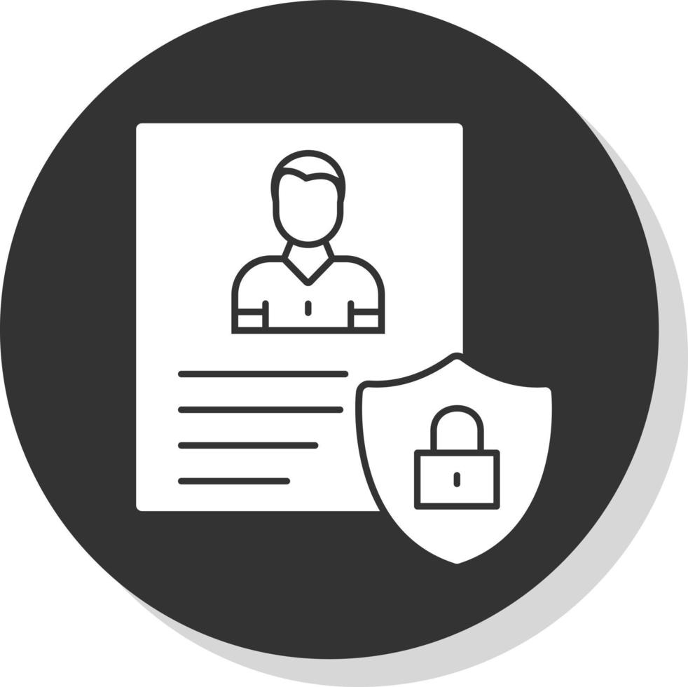 Privacy Policy Template Vector Icon Design