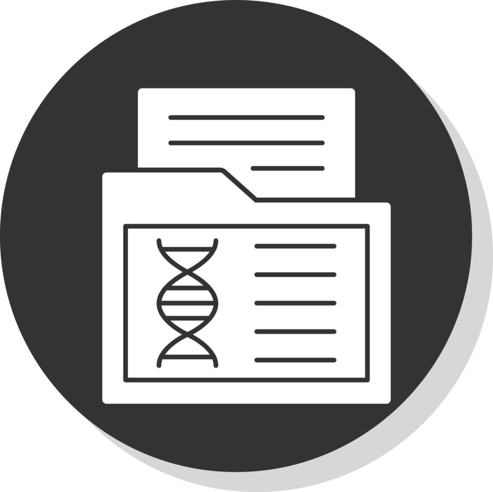 Genetic Data Vector Icon Design