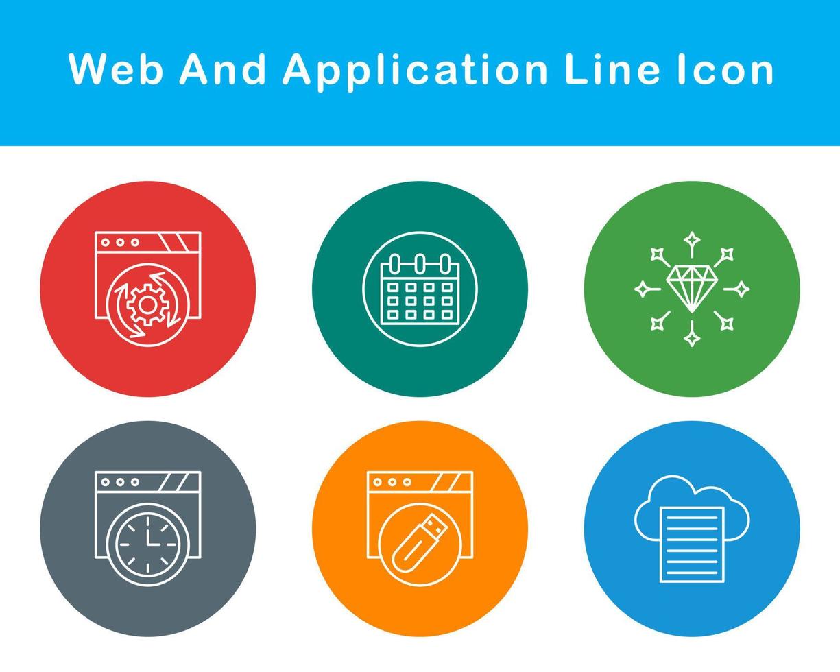 Web And Application Vector Icon Set