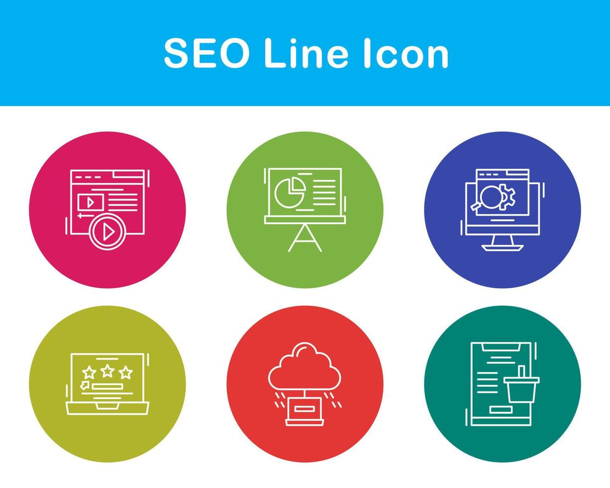 SEO Vector Icon Set