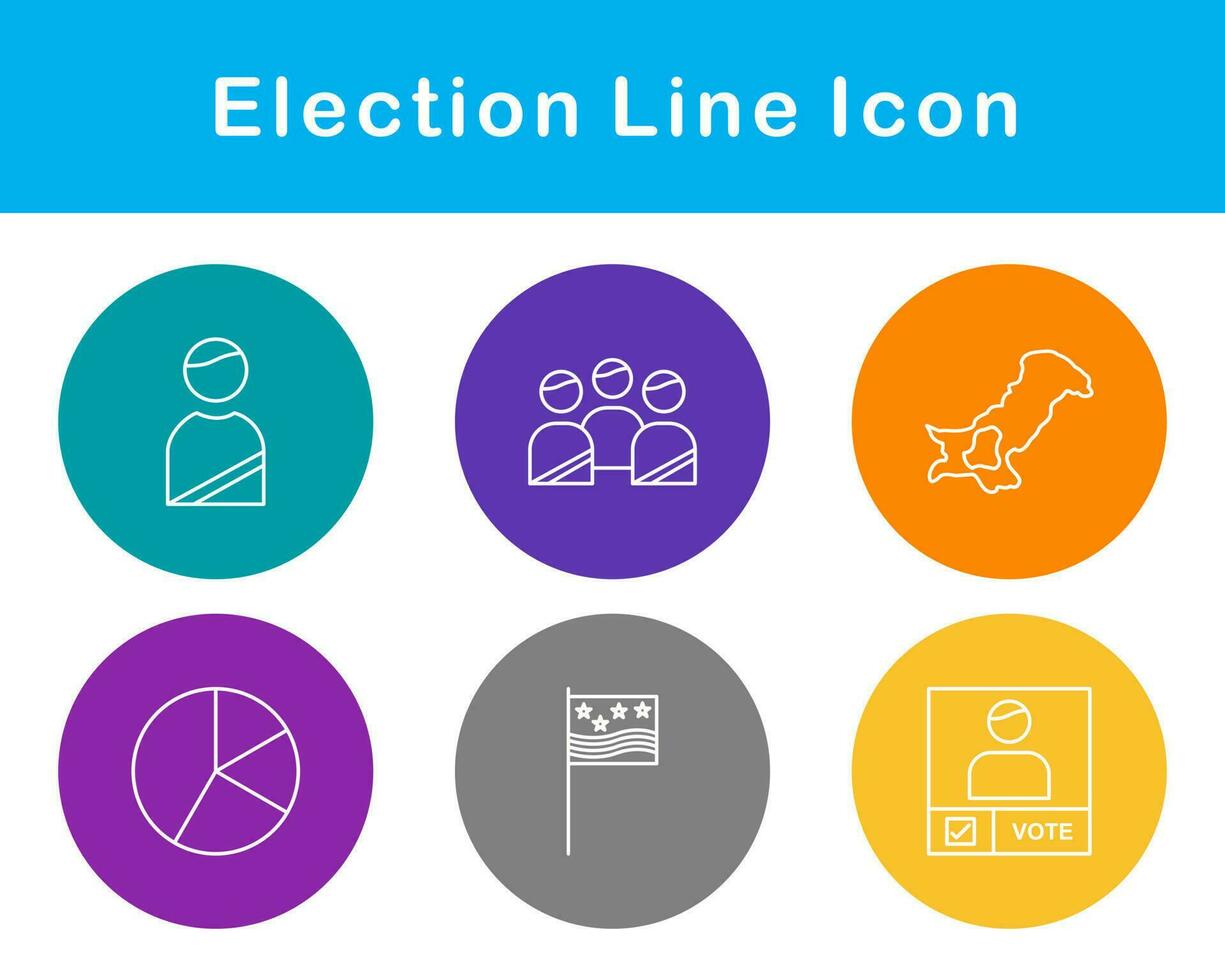 elección vector icono conjunto