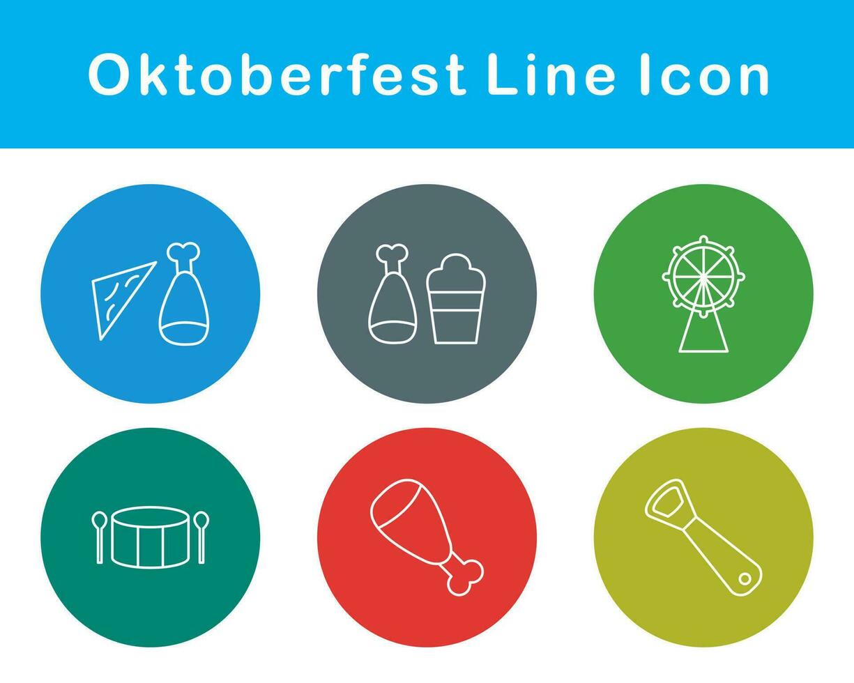 Oktoberfest Vector Icon Set