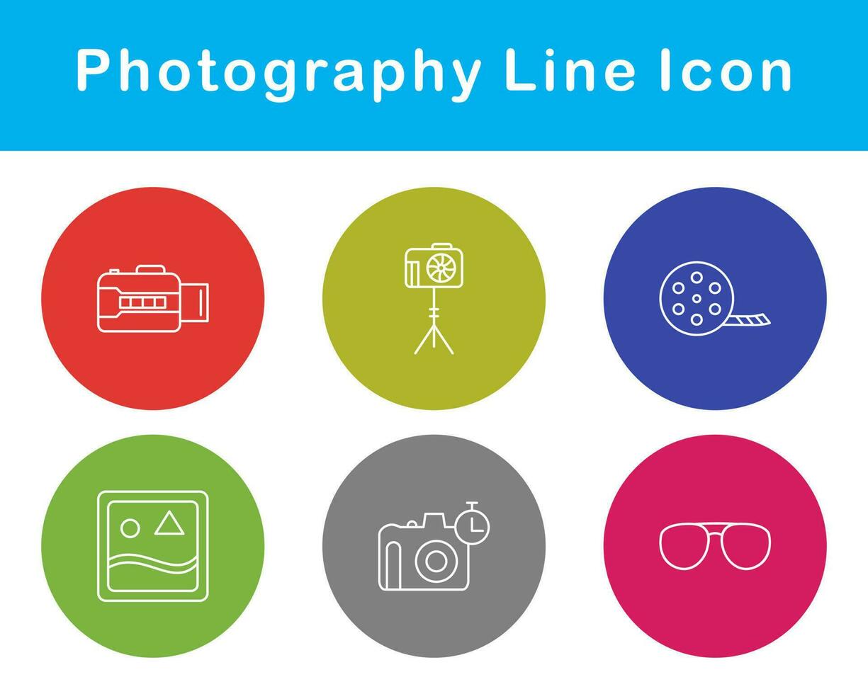 Photography Vector Icon Set