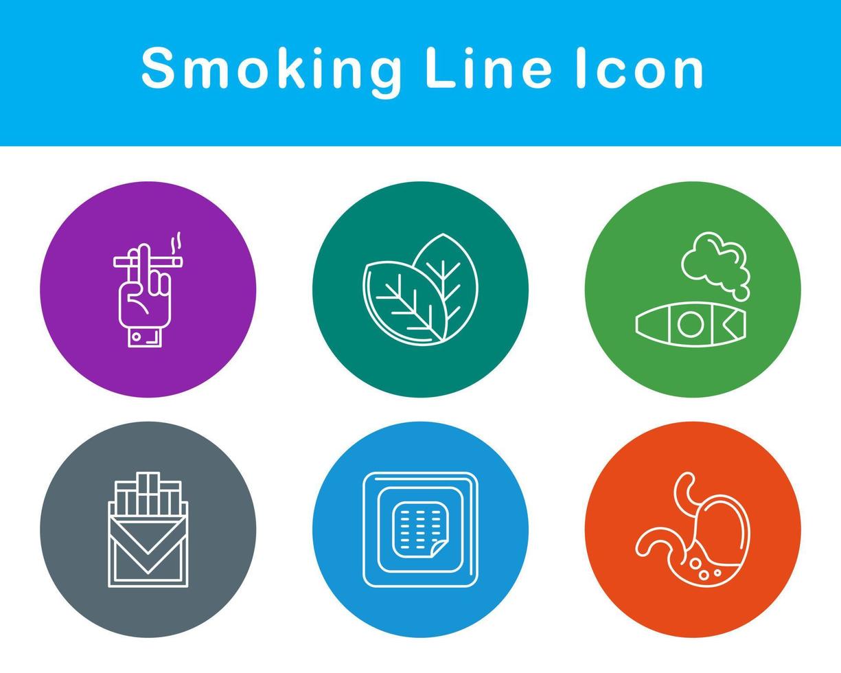 Smoking Vector Icon Set