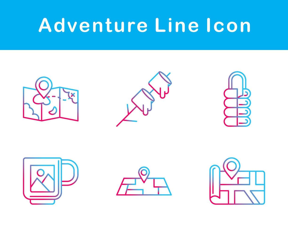 Adventure Vector Icon Set