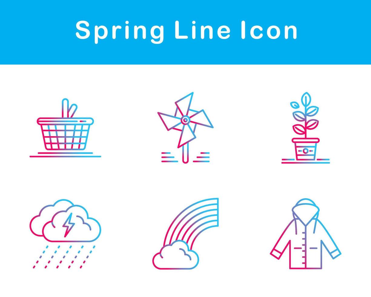 Spring Vector Icon Set