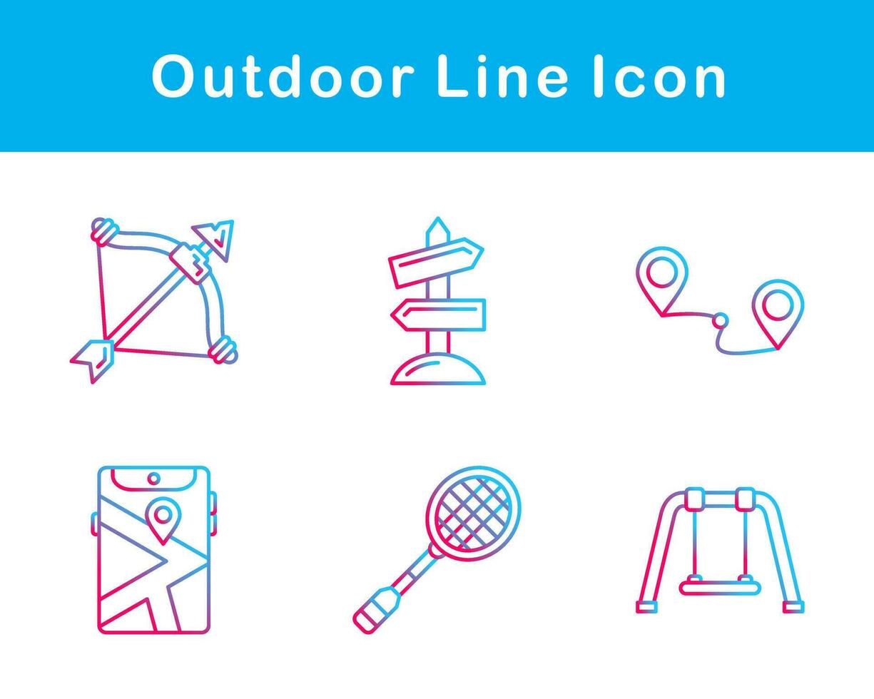 Outdoor Vector Icon Set