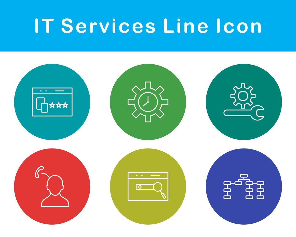 IT Services Vector Icon Set