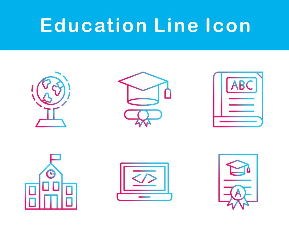 Education Vector Icon Set