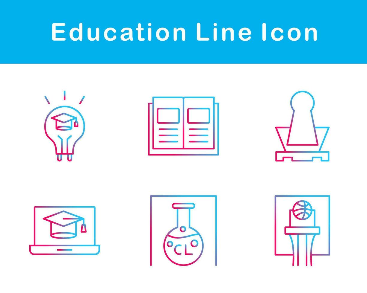 Education Vector Icon Set