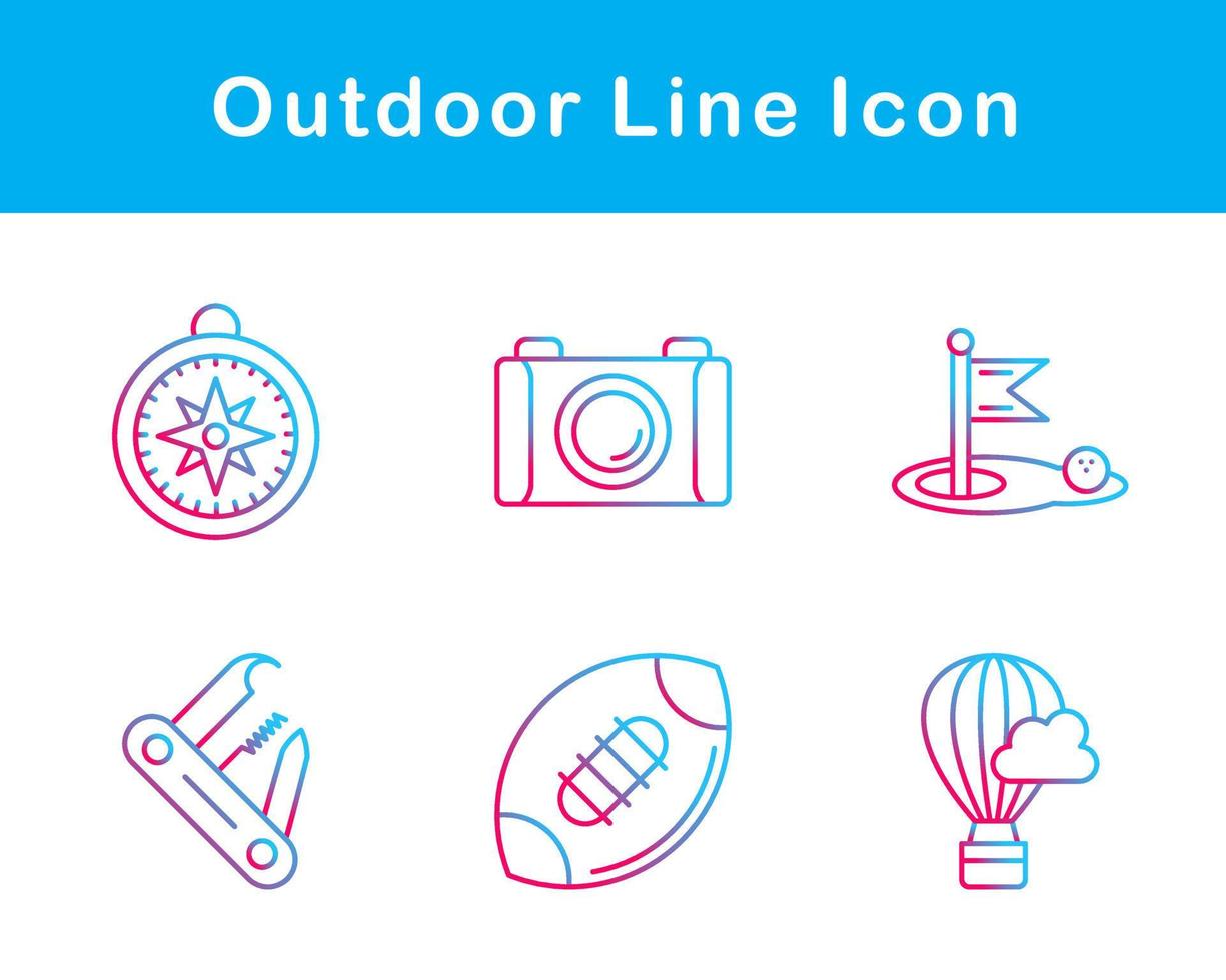 Outdoor Vector Icon Set