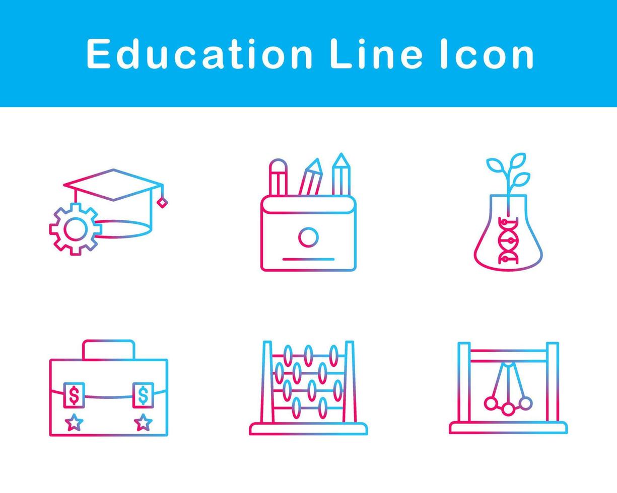 Education Vector Icon Set