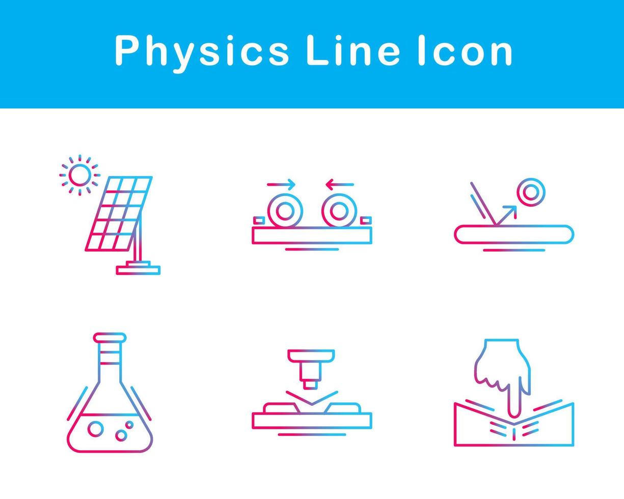 Physics Vector Icon Set