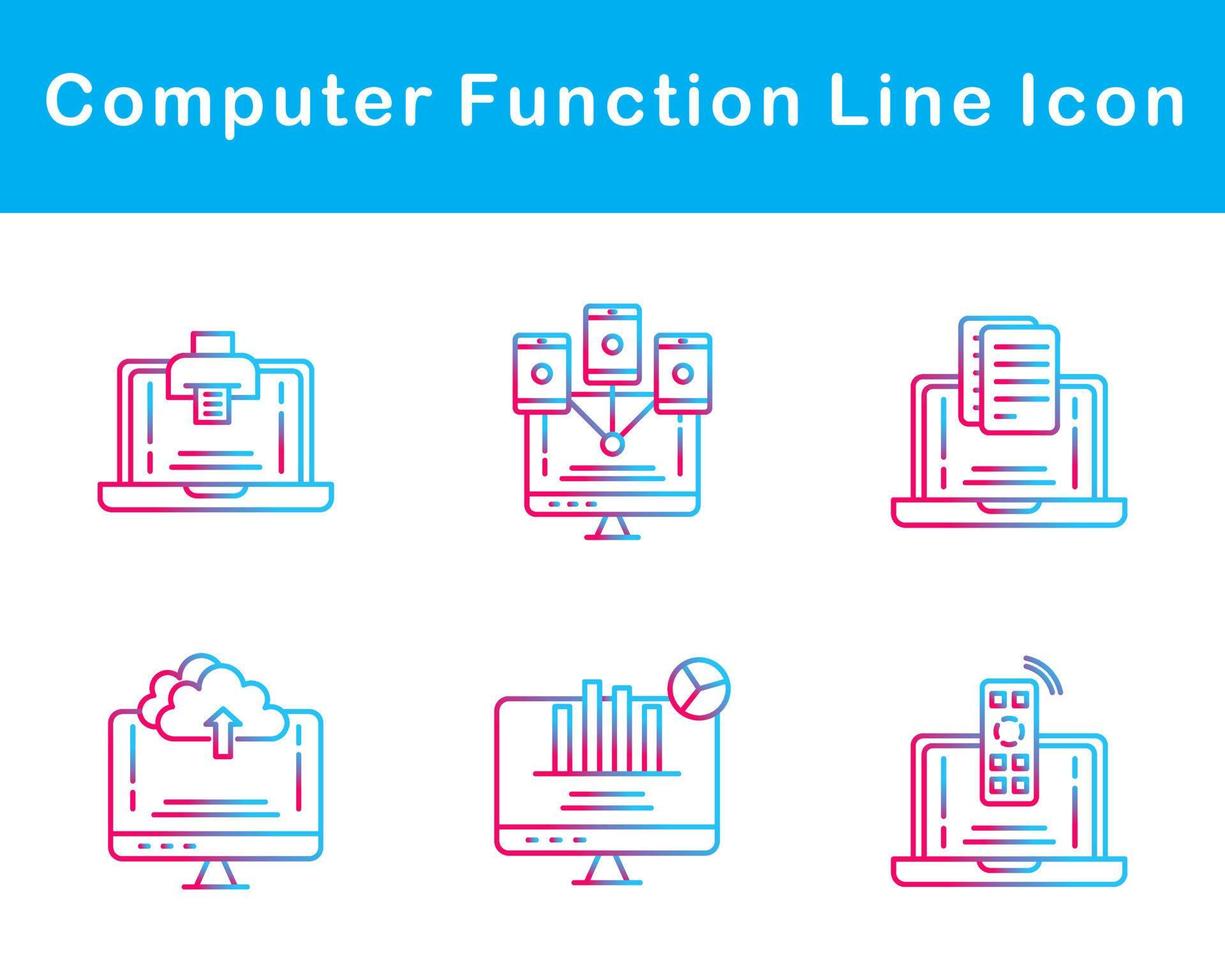 Computer Function Vector Icon Set 20652452 Vector Art at Vecteezy