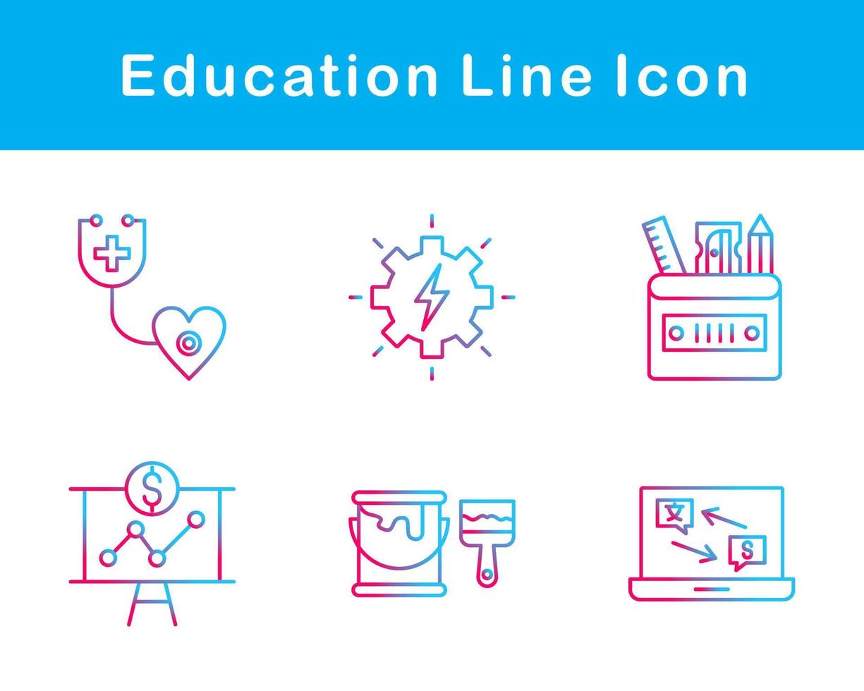 Education Vector Icon Set