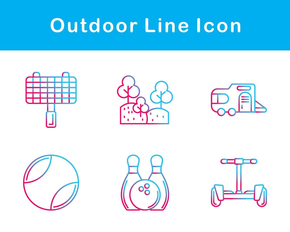 Outdoor Vector Icon Set