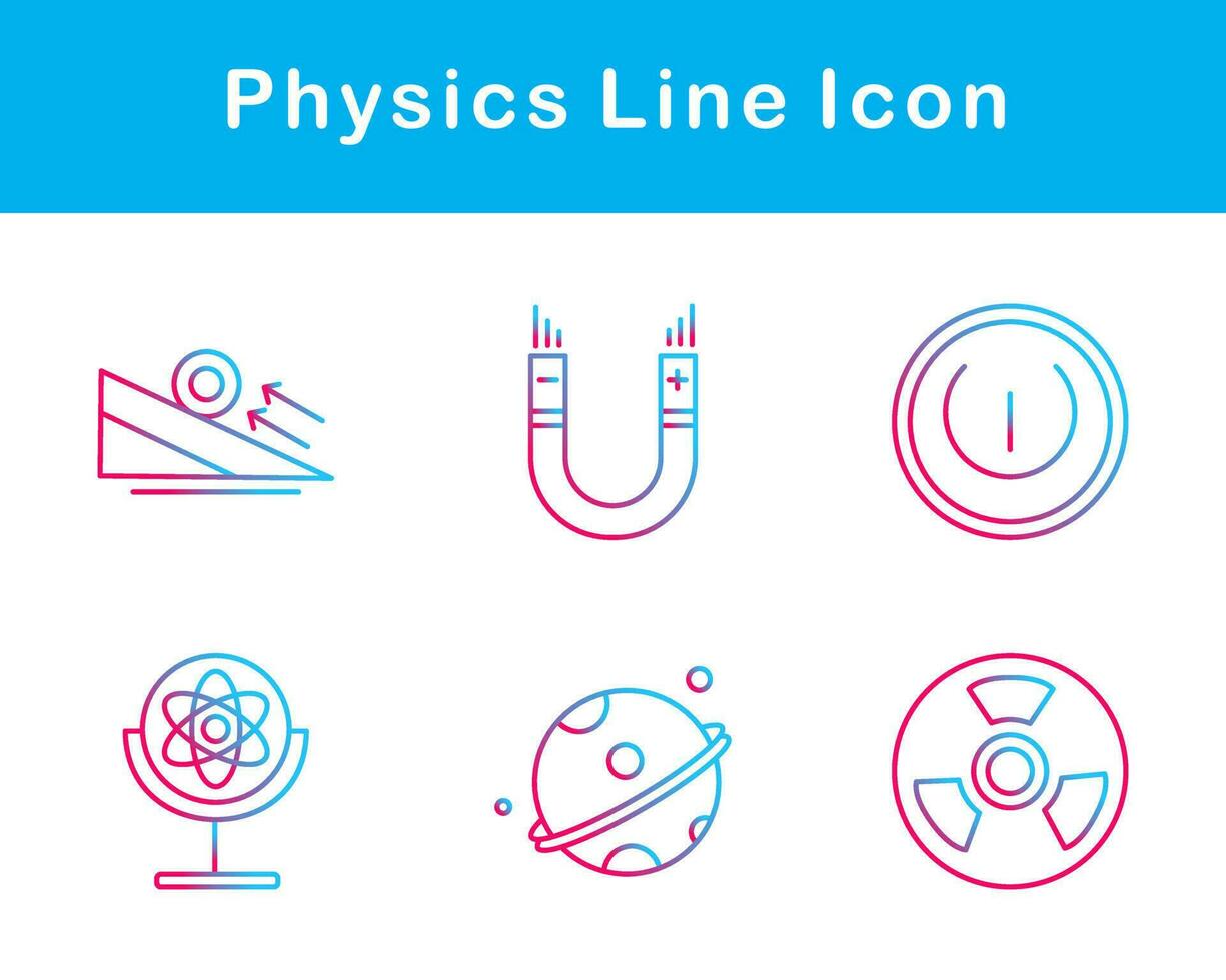 Physics Vector Icon Set