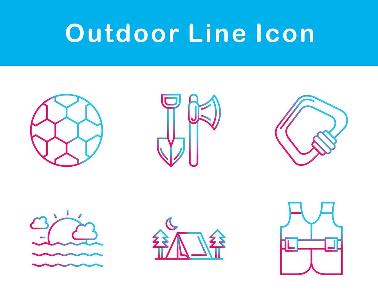 Outdoor Vector Icon Set