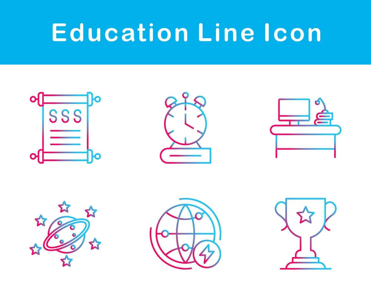 Education Vector Icon Set