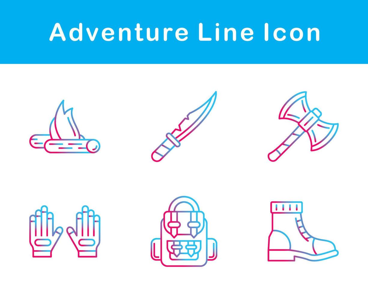 Adventure Vector Icon Set