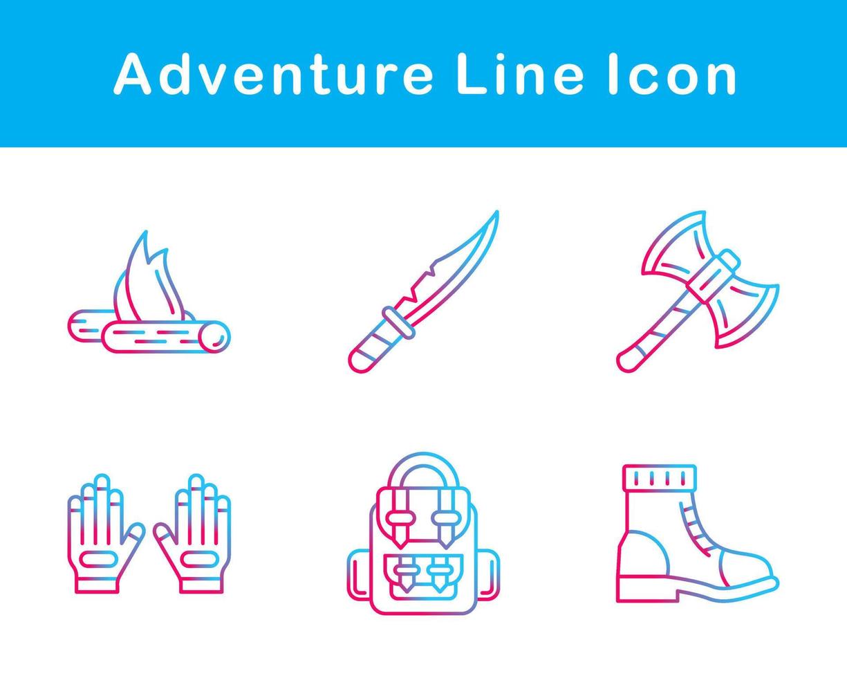 Adventure Vector Icon Set