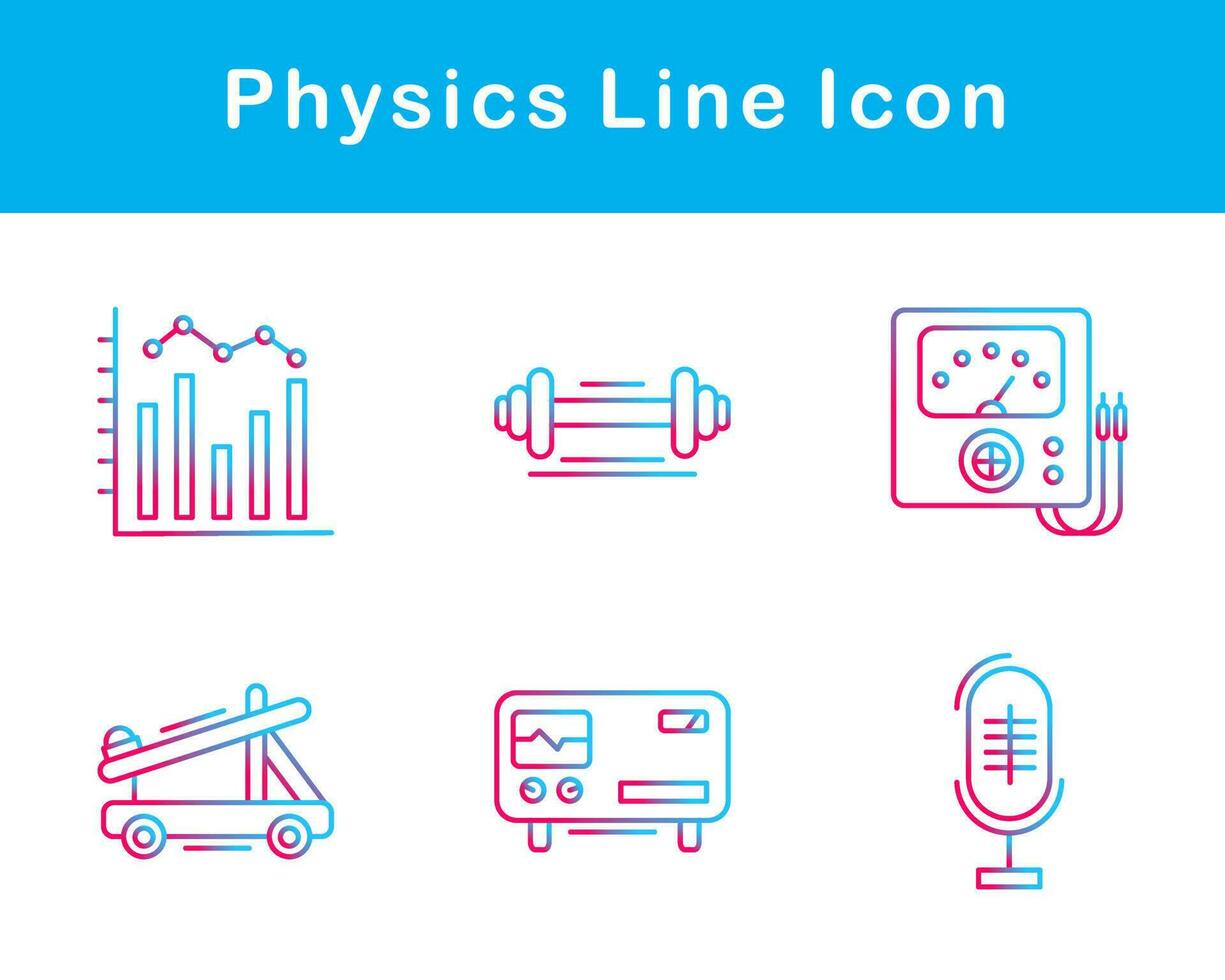 Physics Vector Icon Set