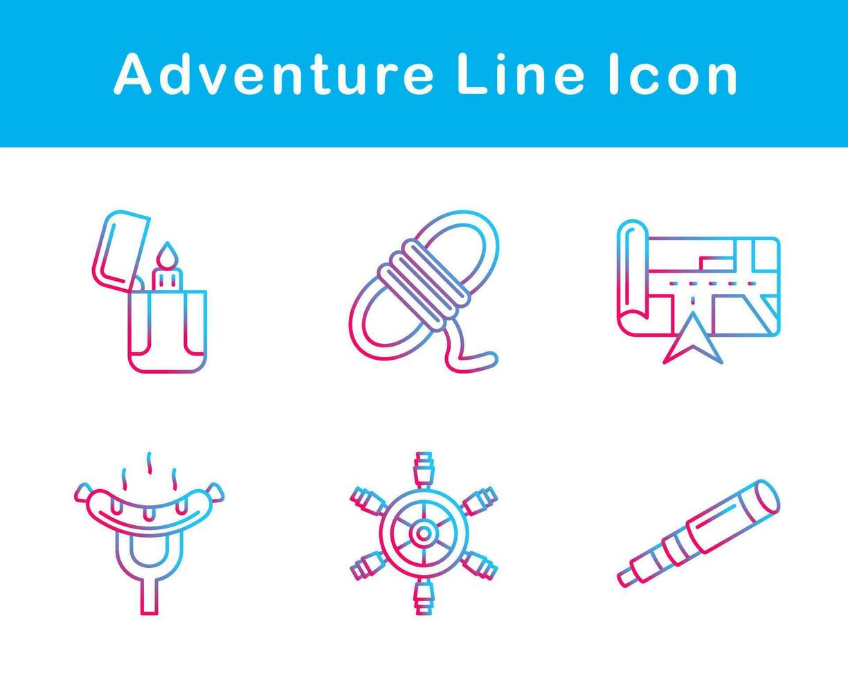 Adventure Vector Icon Set