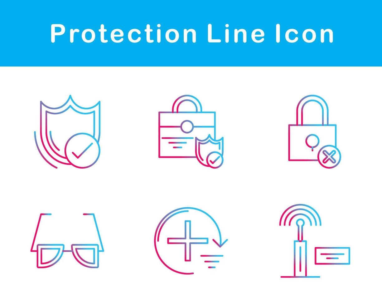 Protection Vector Icon Set