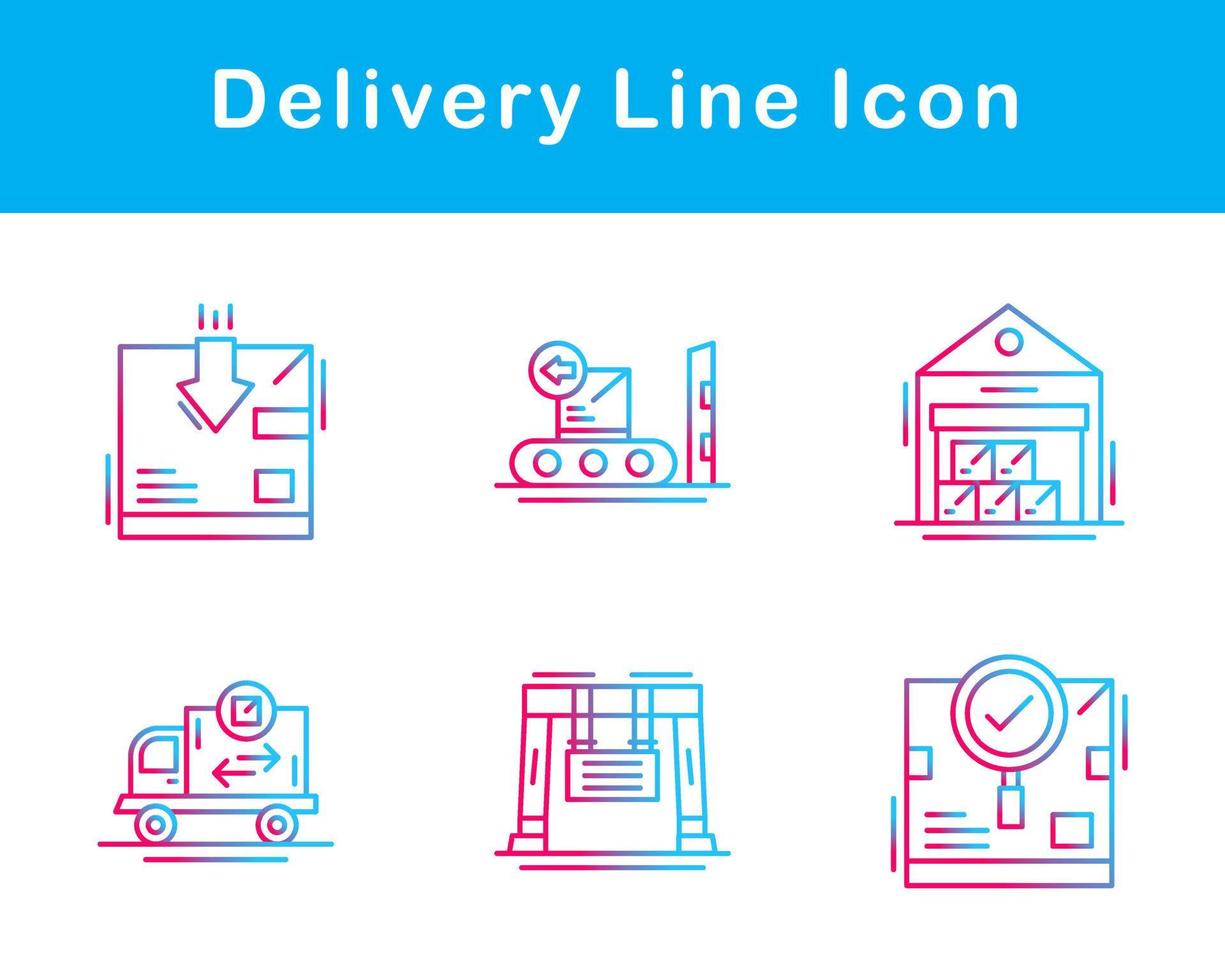 Delivery Vector Icon Set