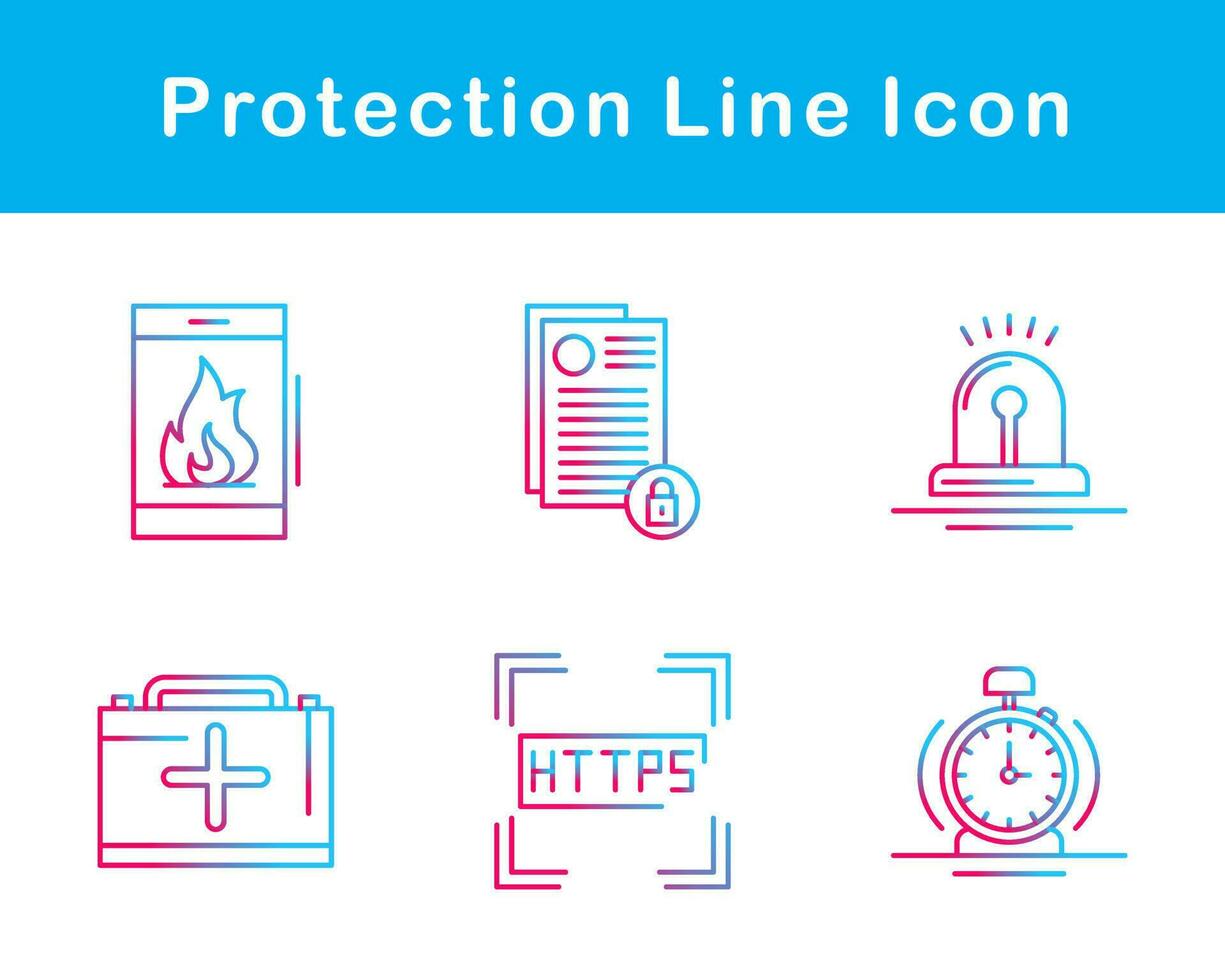 Protection Vector Icon Set