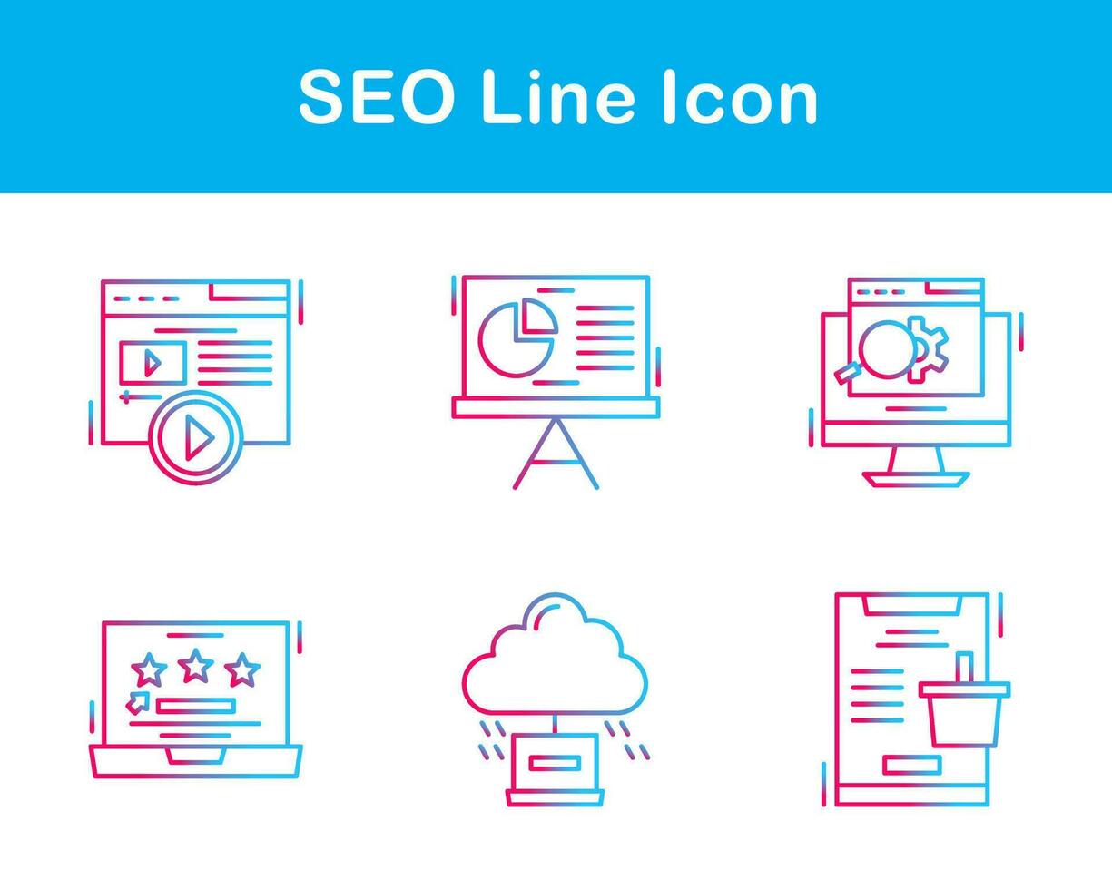 SEO Vector Icon Set