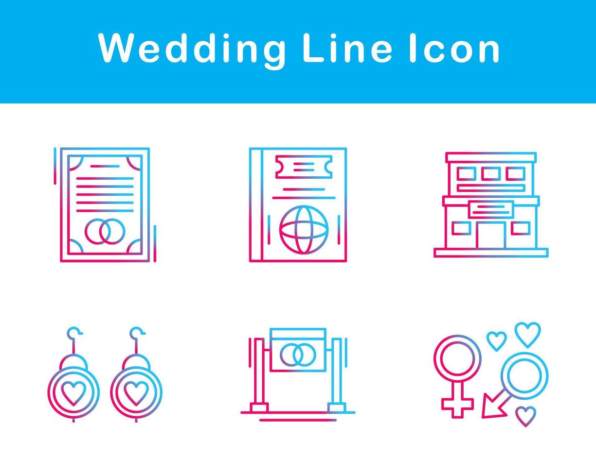 Wedding Vector Icon Set