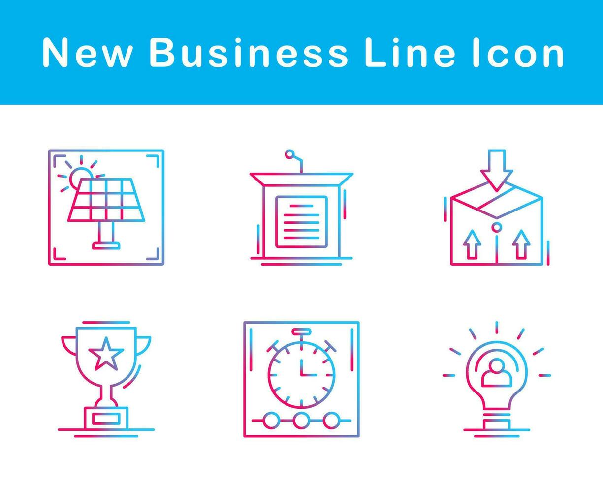 New Business Vector Icon Set