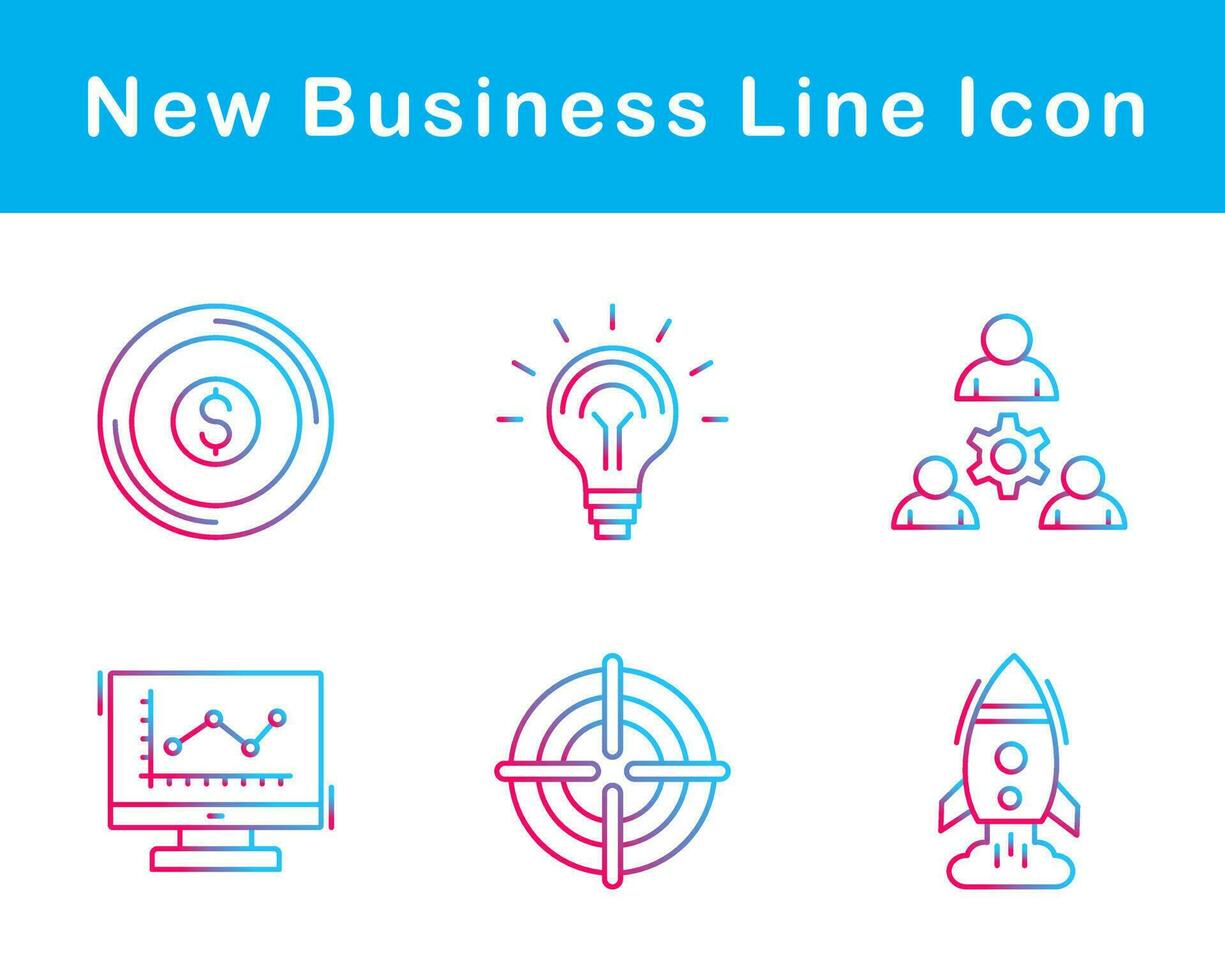 New Business Vector Icon Set