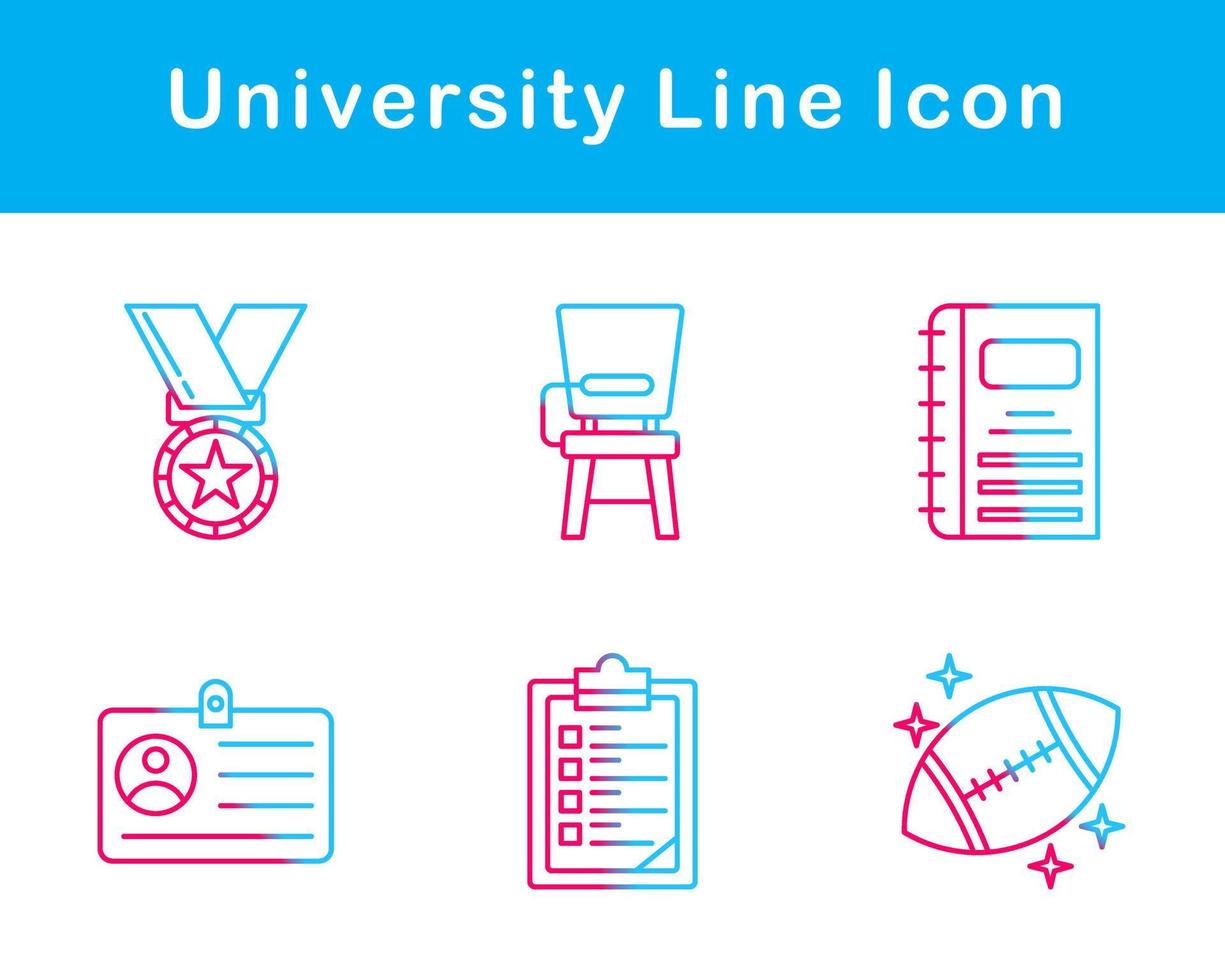 university Vector Icon Set