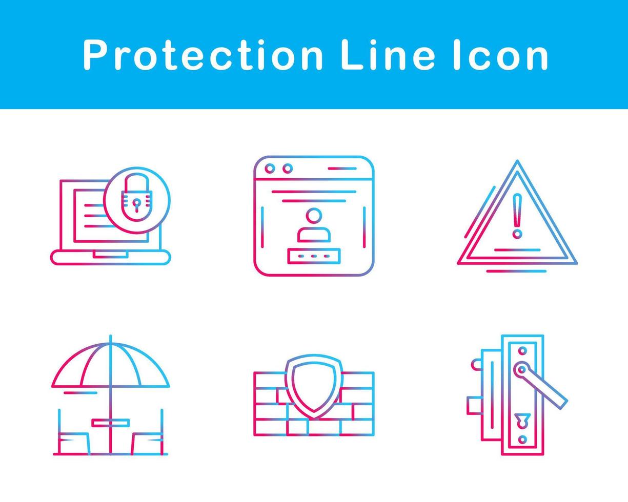 Protection Vector Icon Set