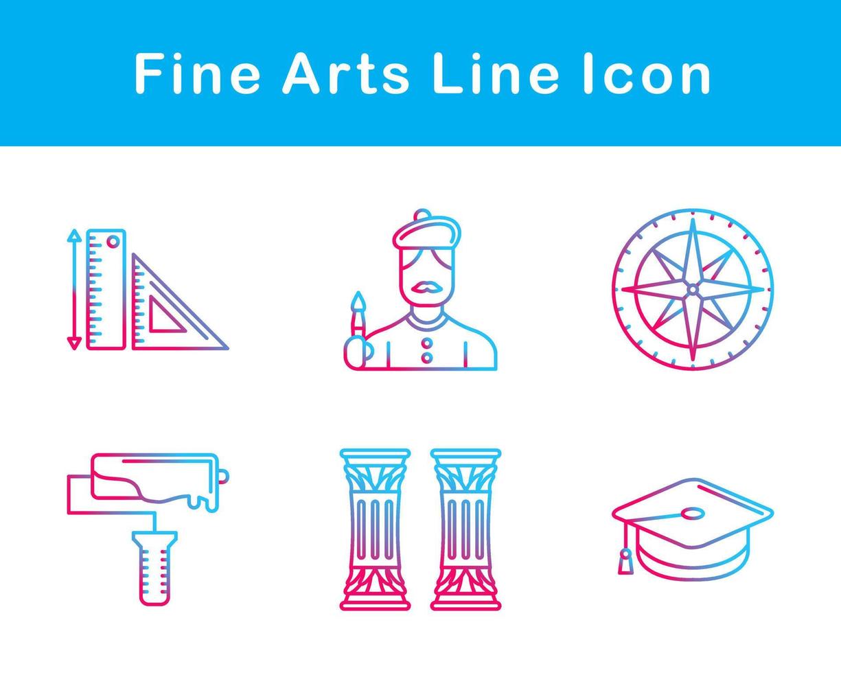 Fine Arts Vector Icon Set