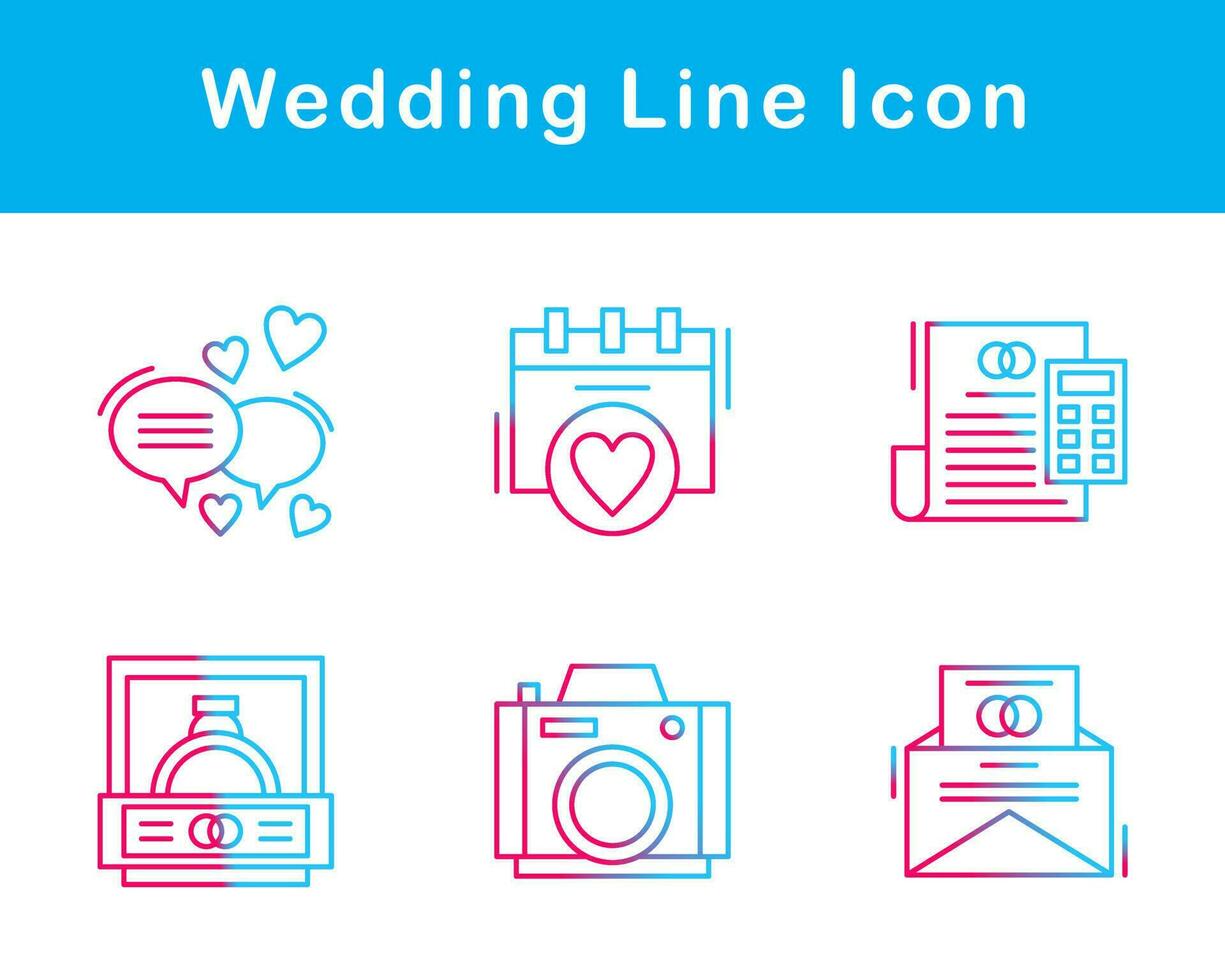 Wedding Vector Icon Set