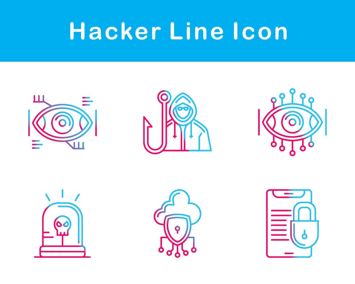 Hacker Vector Icon Set
