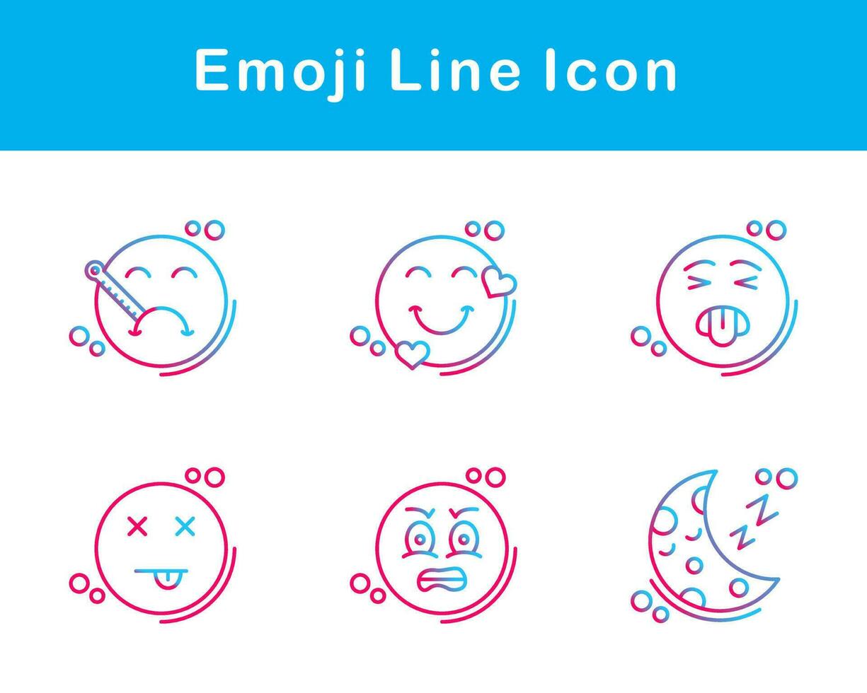 emoji vector icono conjunto