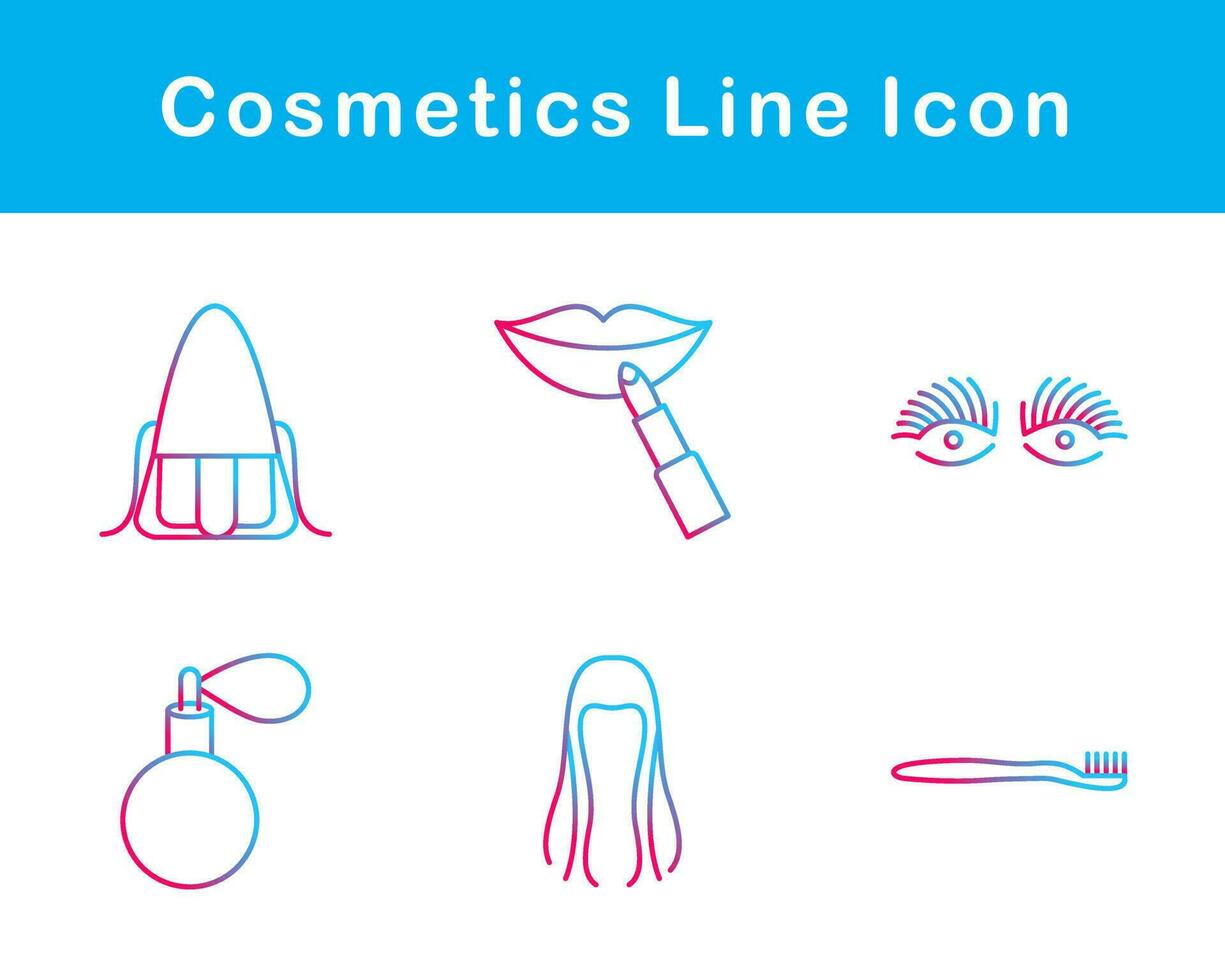 Cosmetics Vector Icon Set