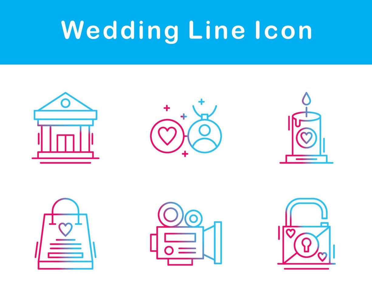 Wedding Vector Icon Set