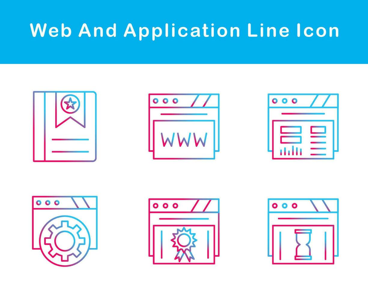 Web And Application Vector Icon Set