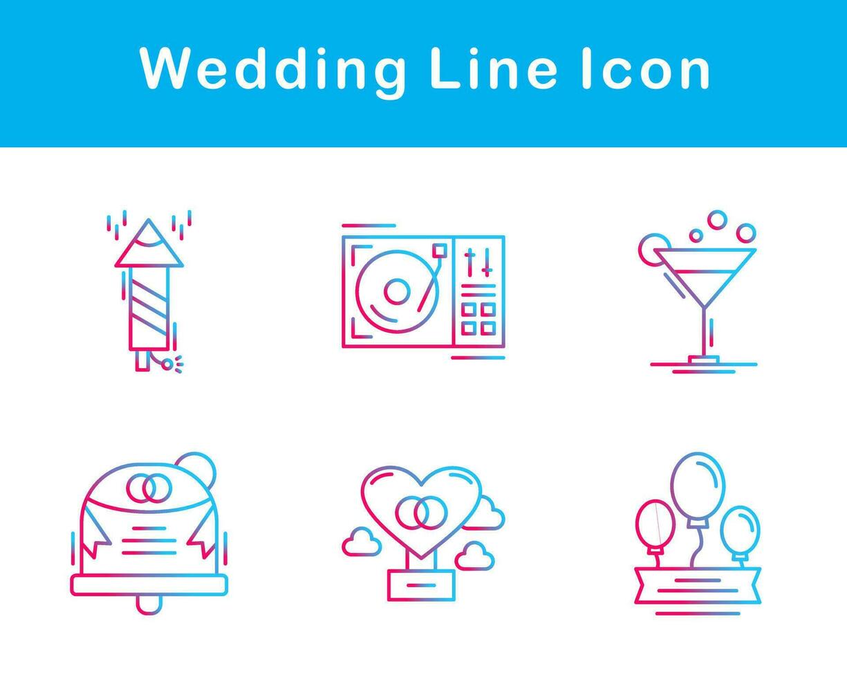Wedding Vector Icon Set