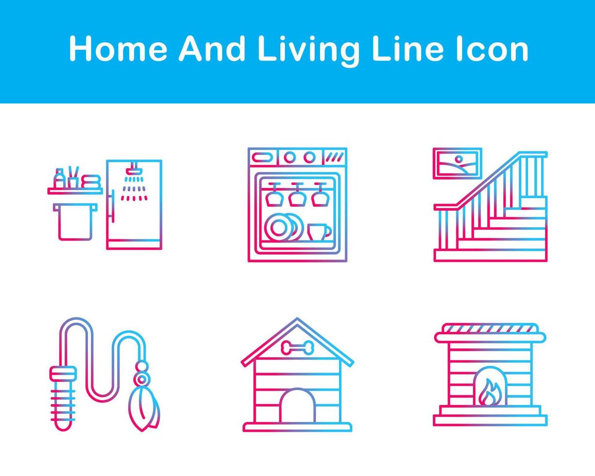Home And Living Vector Icon Set