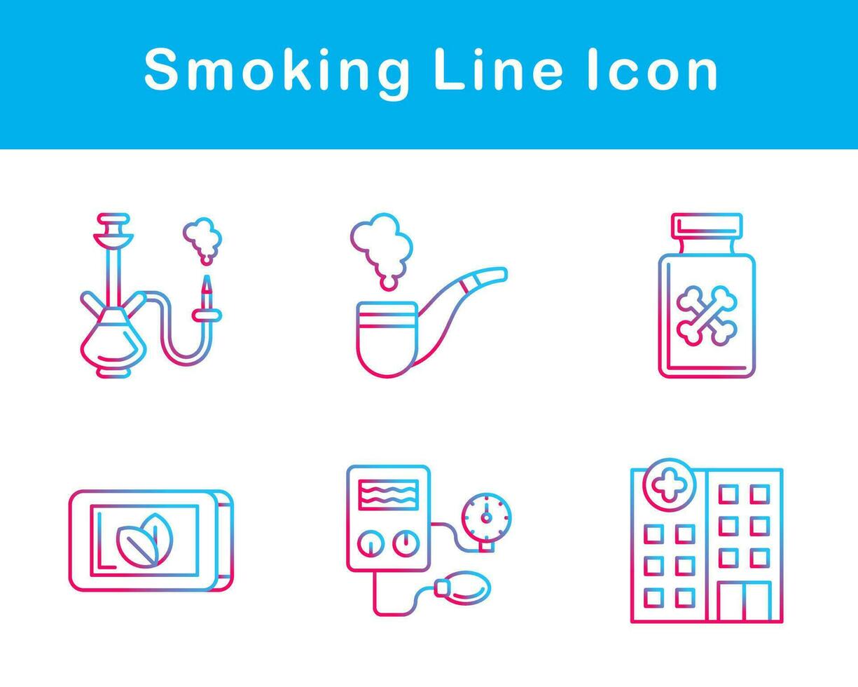 Smoking Vector Icon Set