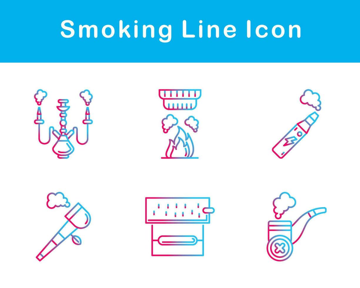 Smoking Vector Icon Set