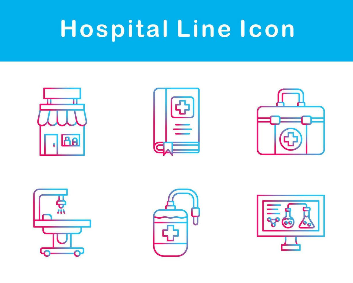 Hospital Vector Icon Set