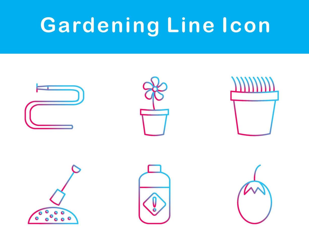 Gardening Vector Icon Set